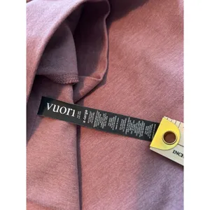 Vuori Performance Leggings Womens XL Terracotta Pink High Rise 7/8 Zip Pocket thumbnail 6