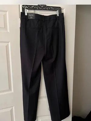 Nicole Miller Black Wide-Leg Trousers thumbnail 2