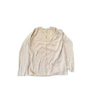 Athleta‎ Seasoft V-Neck Sweatshirt Womens Small Cream Off White NWT thumbnail 2