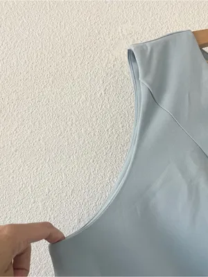 Fehaute Light Blue Bow Wide Leg Formal Sleeveless Boat Neck Pantsuit Jumpsuit thumbnail 4