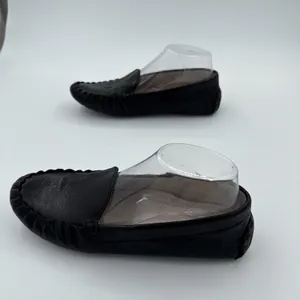 Women's Cole Haan Women's Evelyn Black Leather Driver loafers Size 7.5B thumbnail 4
