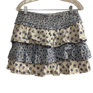 Crystal Sky‎ Women's Floral Two-Piece Set Blue Off-Shoulder L thumbnail 3