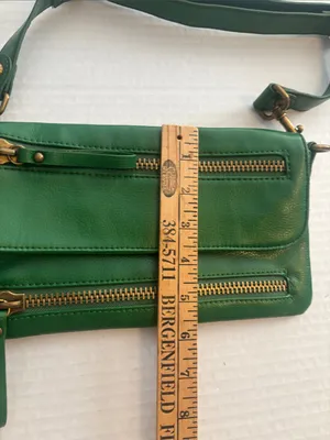 Jaye Hersh Bags | Green Hollywood Intuition By Jaye Hersh Faux Leather Shoulder thumbnail 10