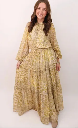 FATE Floral maxi dress thumbnail 1