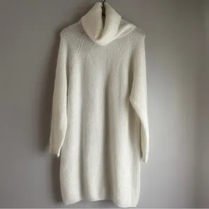 VICI Turtleneck Long Sleeve Sweater Tunic Dress Size Medium thumbnail 2