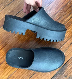 Black Lugged Clogs Size 9 thumbnail 1