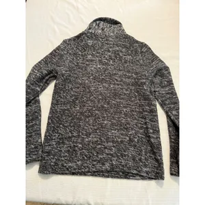 Express Womens Black White Space Dye Cowl Neck Long Sleeve‎ Sweater Size M thumbnail 6