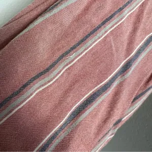 American Eagle Oversized Fit Striped Button Front Long Sleeve Medium thumbnail 4