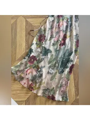Realisation Par THE INKA in Ethereal Floral Long Sleeve Dress, M thumbnail 12