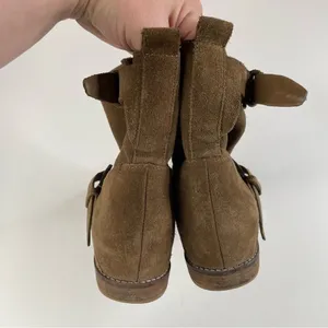 Dolce Vita Womens Tan Suede Hidden‎ Wedge Boots Size 9.5 thumbnail 4