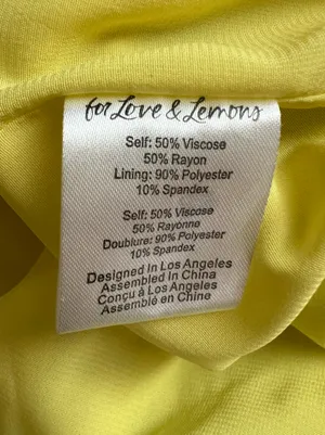 For Love And Lemons FL&L Women’s Dubois Green Floral Asymmetrical Mini Dress thumbnail 9