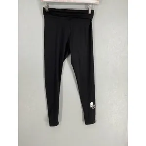YiDian Womens Leggings Black Limited Edition Smiley Graphic Medium thumbnail 2