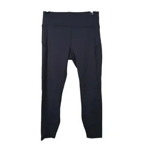 Lululemon In Movement Leggings 25" Everlux Size 10 Black Yoga Workout Gym Active thumbnail 3