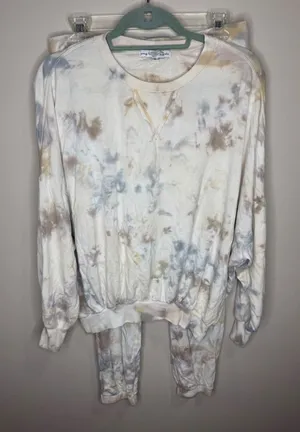 Young Fabulous &‎ Broke Juliette Moon Rock Tie Dye 2pc Jogger set Top S Pants M thumbnail 1