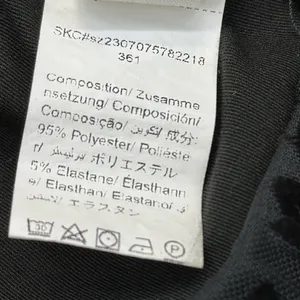 Source Unknown Black Mesh Floral Velvet Fully Lined High Waist Flare Stretch Pants Womens Small thumbnail 14