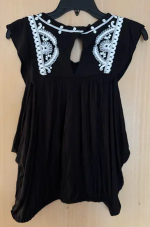 Free People Embroidered Top thumbnail 4