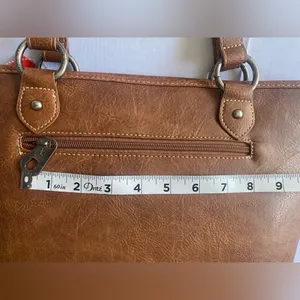 Tribal‎ Ethnic Western Style Shoulder Bag, Cognac Color, Simple & Beautiful thumbnail 9
