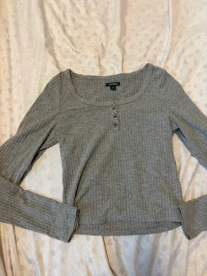 wild fable long sleeve ribbed shirt thumbnail 4