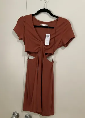 Cutout Knit Mini Dress thumbnail 3