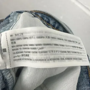 Abercrombie & Fitch the ankle straight ultra high rise light wash jean thumbnail 5