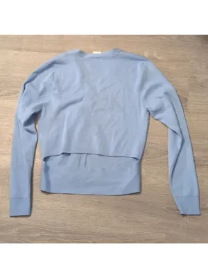 Cabi blue cardigan sweater size large thumbnail 6