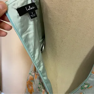 NWOT Lulus Enviable Aesthetic Light Blue Floral Jacquard Bustier Midi Dr… thumbnail 7