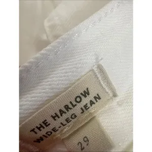 Madewell The Harlow Wide-Leg Jean in Tile White 29 thumbnail 5