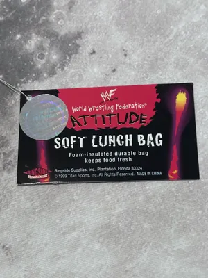 WWF Stone Cold Steve Austin Lunch Bag Red Size undefined thumbnail 4