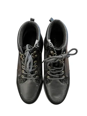 Vionic Women’s Whitley Black Leather Water Repellent Ankle‎ Sneaker Boots Size 7 thumbnail 5