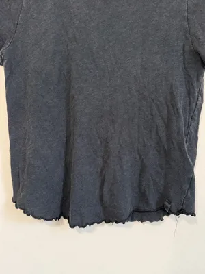 Free People We The Free Be My Baby Tee Size Large 100% Cotton Raw Hem thumbnail 7