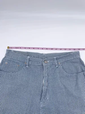 Vintage 90s Y2K Bill Blass Jeans Gingham Denim Mom Shorts Size 12 Cotton Preppy thumbnail 10