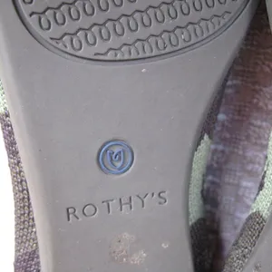Rothy's The Point Olive Limited Edition Camo Flats Loafers thumbnail 9
