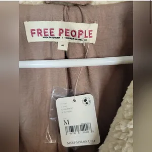 NWT ⭐️FREE PEOPLE⭐️ Joplin Cozy Jacket In‎ Ivory thumbnail 5