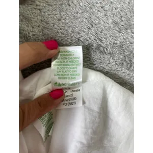 Lilly Pulitzer Emie Dress White‎ Eyelet Babydoll Fit Flare Cottagecore Size 10 thumbnail 9