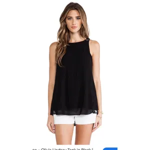 Alice + Olivia Lindsay Lace Side‎ Tank Black Sleeveless Boho Chic XS thumbnail 9