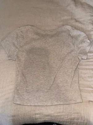 Beige Ribbed Top thumbnail 3