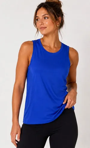 Spyder Active Women's XL Royal Blue Athletic Workout‎ Tank Top thumbnail 1