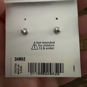 2028 Now And Forever Gold-Tone Letter G Stud Earrings thumbnail 2