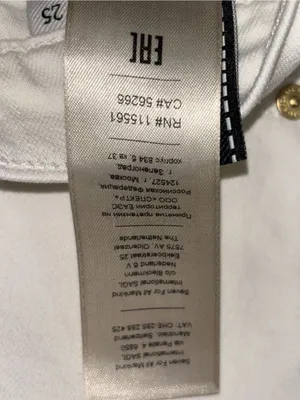 7 For All Mankind White Denim Skirt Women’s Waist Size 25 Cutoff Raw Hem Pockets thumbnail 10