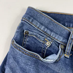 7 For‎ All Mankind Jeans Womens 31 Blue Medium Wash Slim Skinny Denim Casual thumbnail 5