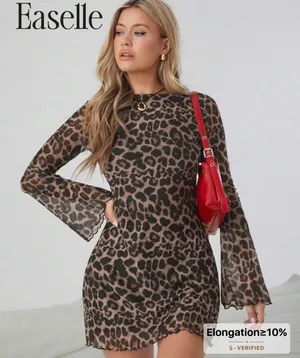 Cheetah dress Brown Size M thumbnail 1