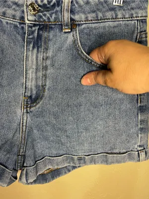 PacSun High Rise Mom Cuffed‎ Denim Casual Summer Vacation Shorts thumbnail 4
