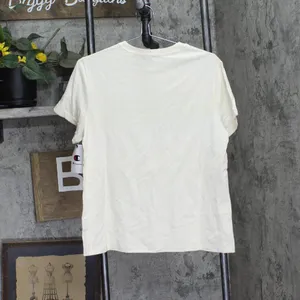NWT Champion Womens Classic Cotton Graphic Crewneck T-Shirt Natural Brown M thumbnail 3