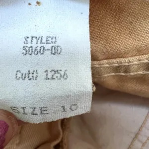 Yellow Classic Vintage Match Dull Yellow Jeans Size 10 (Fits like a‎ modern 4) thumbnail 9