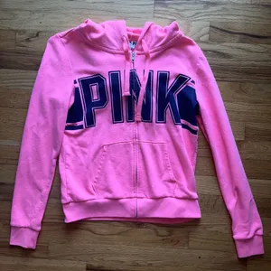 Pink Zip up sweatshirt thumbnail 1