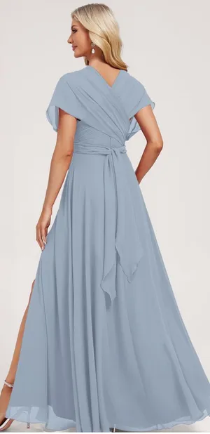 Dress JJ's House Floor-Length Chiffon Bridesmaid thumbnail 1