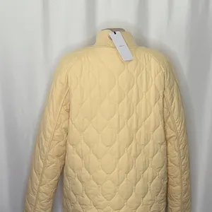 NWT!! VARLEY Luca Quilted Jacket Solid Reed Yellow Bomber Snaps Solid Medium thumbnail 10
