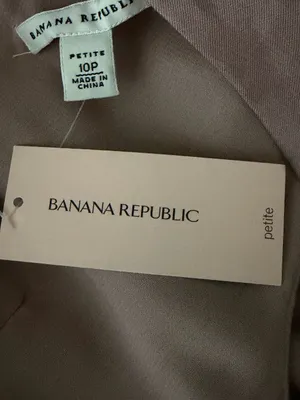 BANANA REPUBLIC NWT Mauve Linen-Blend Sleeveless Surplice Pleated Dress Size 10P thumbnail 11