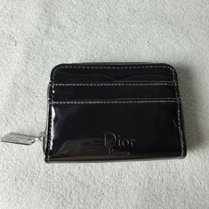 Christian Dior Beaute' Makeup Cosmetic Bag Wallet Set GWP Black thumbnail 2