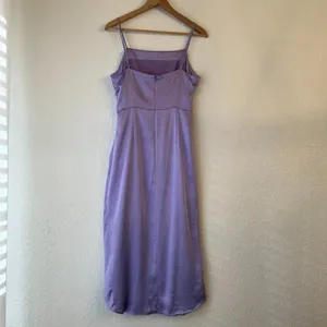 Elliat Casey Ruched‎ Dress Large Lilac Purple Wedding Guest Semi Formal Event thumbnail 6